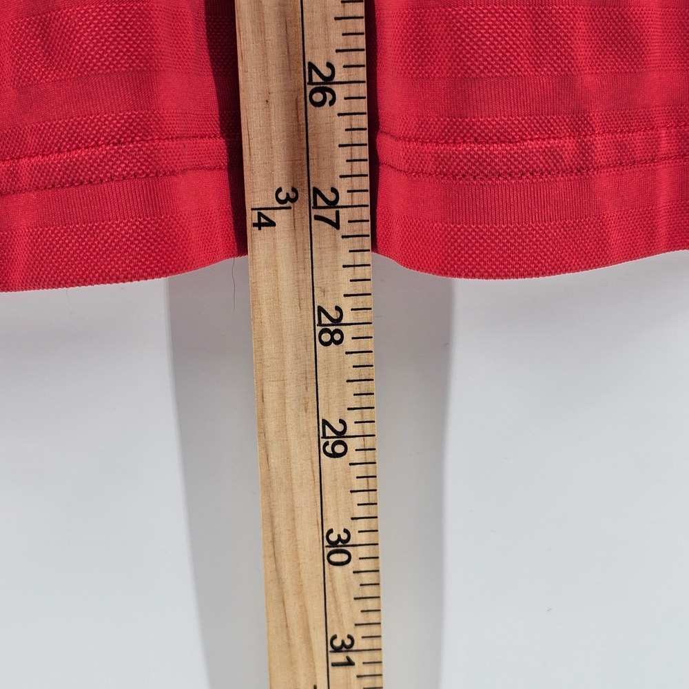 C9 by Champion Golf Polo Shirt Mens L Red Duo Dry Striped Performance - Picture 8 of 9